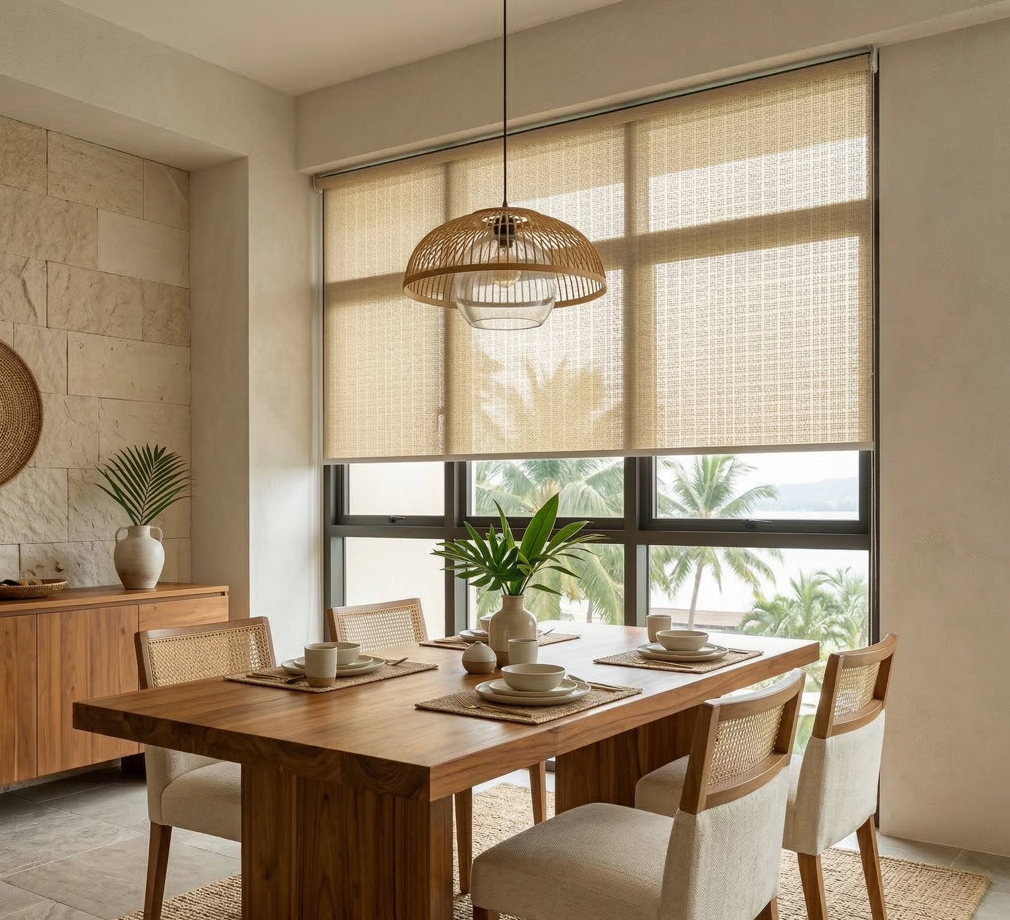 Roller shades measurement and estimate planning